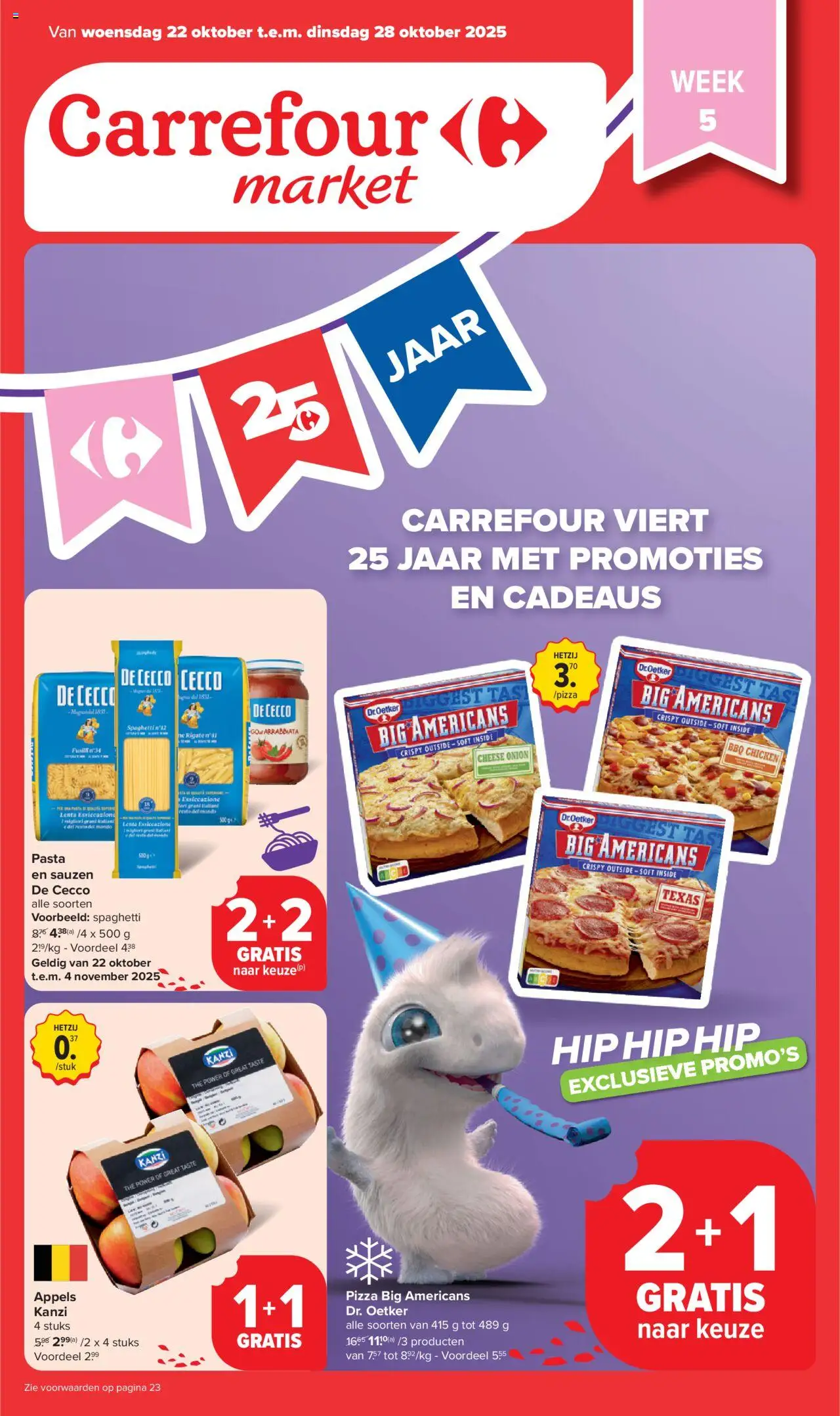 Carrefour shop Market Promoties geldig vanaf 22/10/2025 - Paginanummer 1