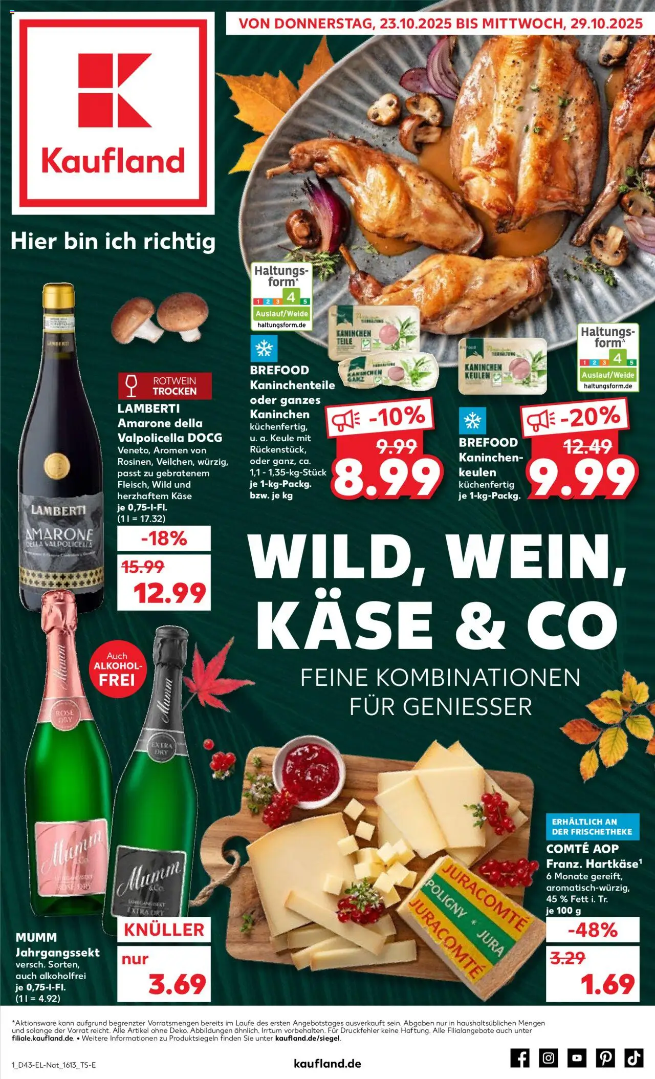 Kaufland DE shop DE Folder Hannover geldig vanaf 23-10-2025 - Paginanummer 1