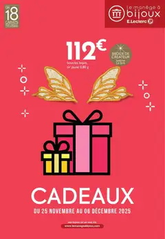 Prévisualisation de Cadeaux du magasin E.Leclerc formulaire valide 25/11/2025
