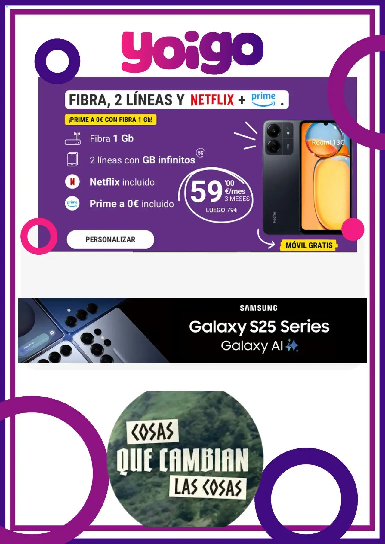 Yoigo Ofertas 14/06 - 14/07/2025 (folleto) - Móvil