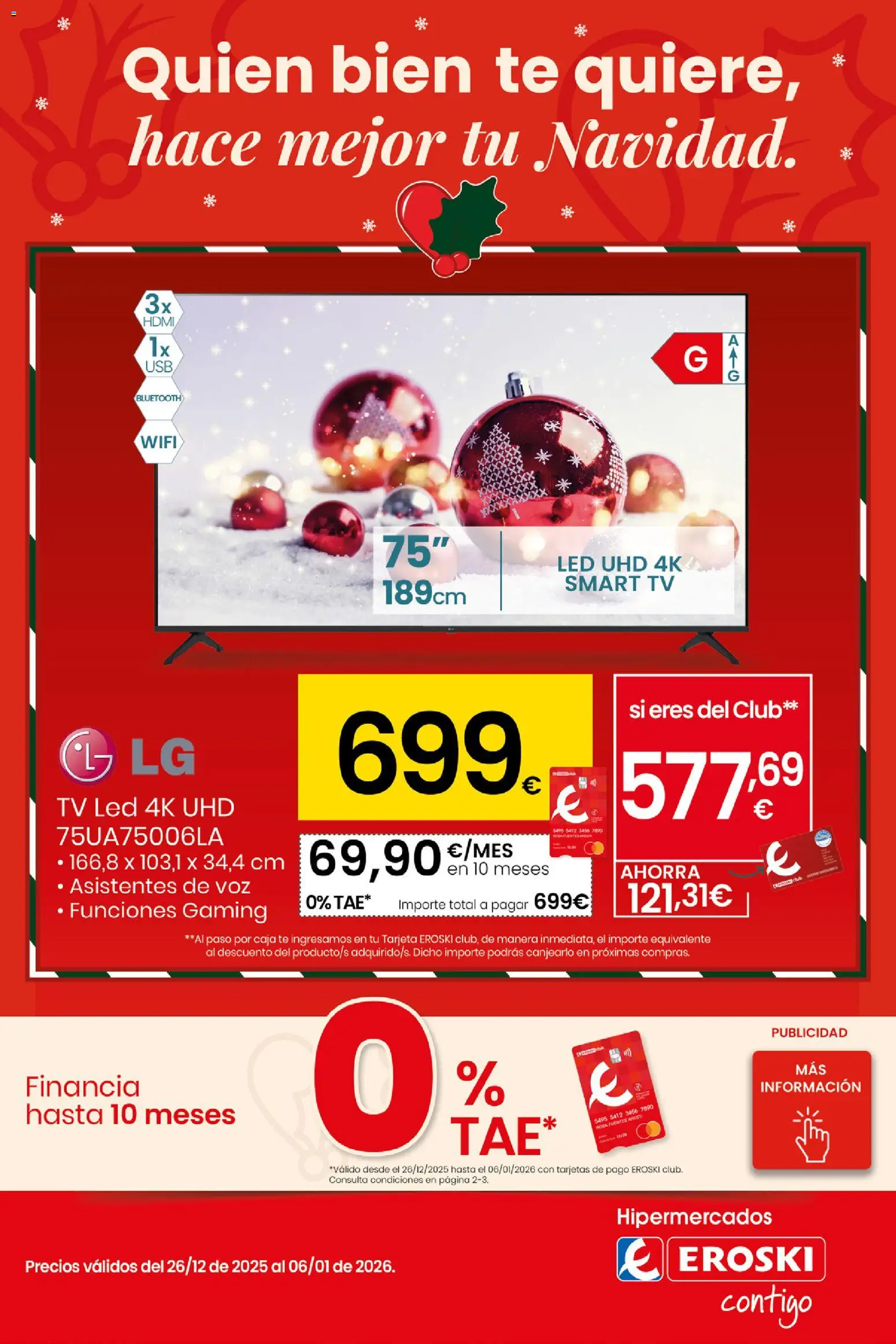 Vista previa del folleto de la tienda Eroski válido desde el 26/12/2025 