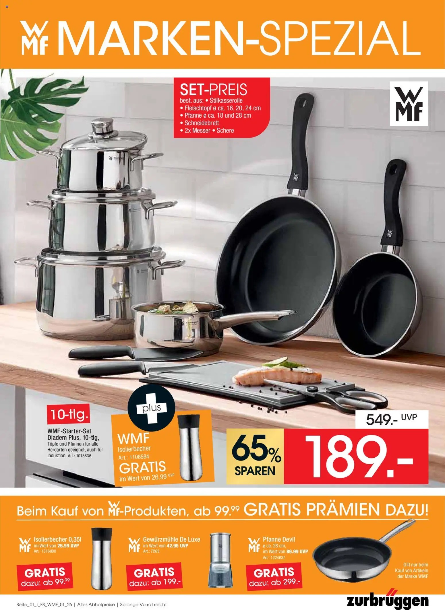 Vorschau von dem Prospekt des Geschäftes Zurbrüggen, gültig ab dem 16.03.2026