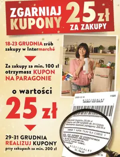 Pogląd gazetki "Konkurs - Zgarniaj kupony 25 zł za zakupy" ze sklepu Intermarche ważnej od 18.12.2025