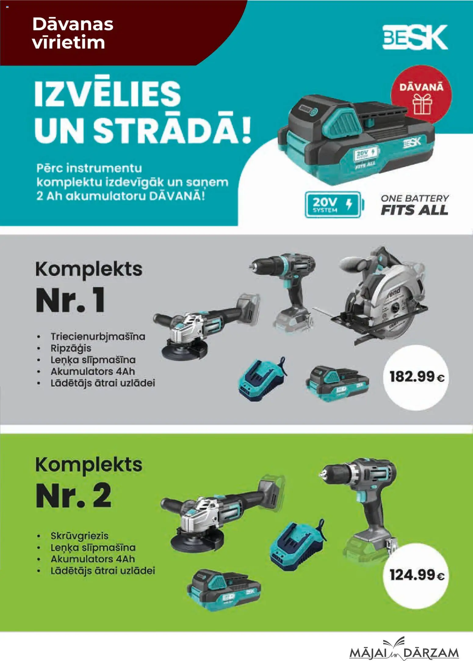 Skatīt MĀJAI UN DĀRZAM akciju bukletu, derīgs no 2025.12.01
