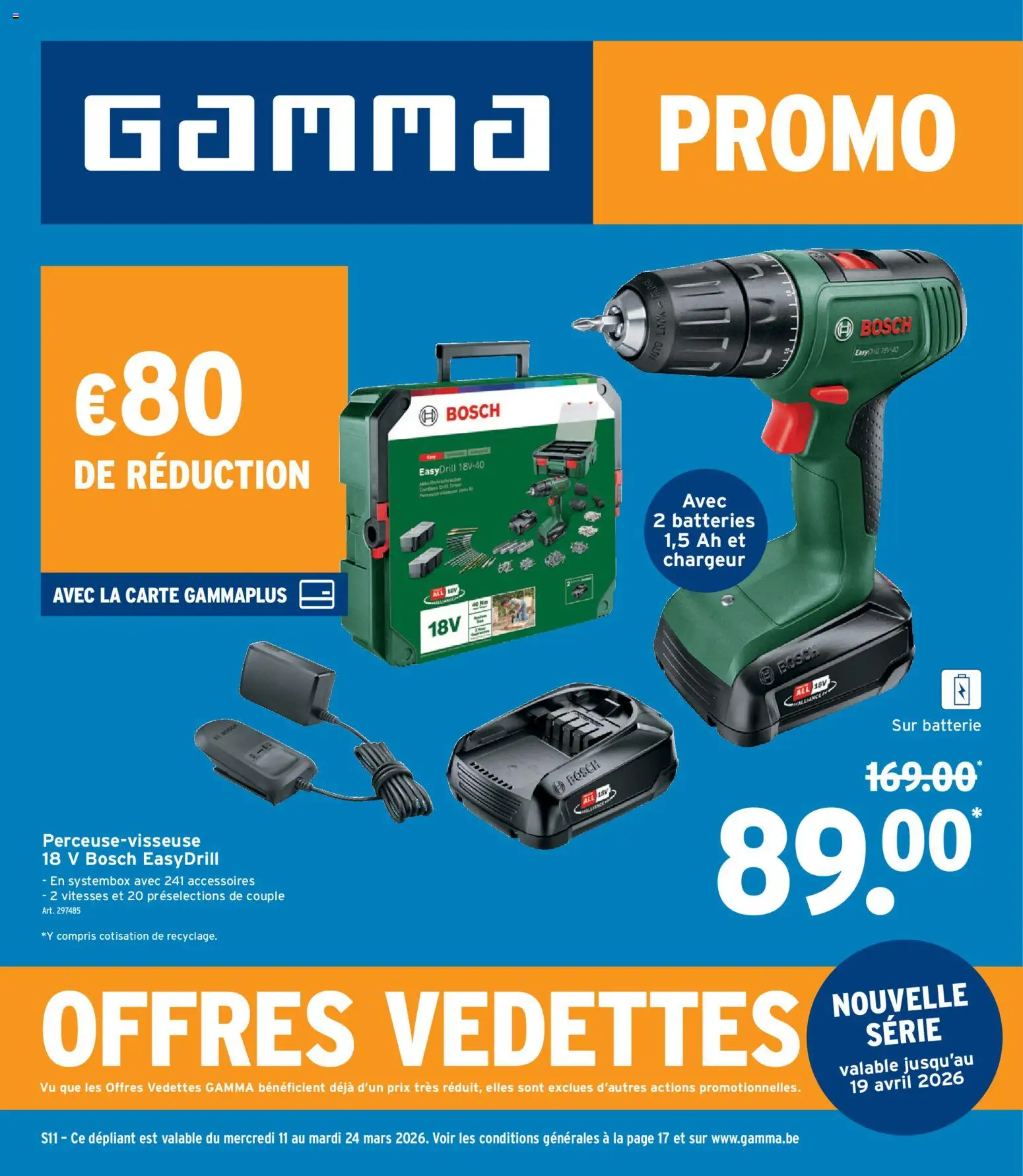 Voorbeeld van GAMMA Publicité van winkel GAMMA geldig vanaf 11/03/2026