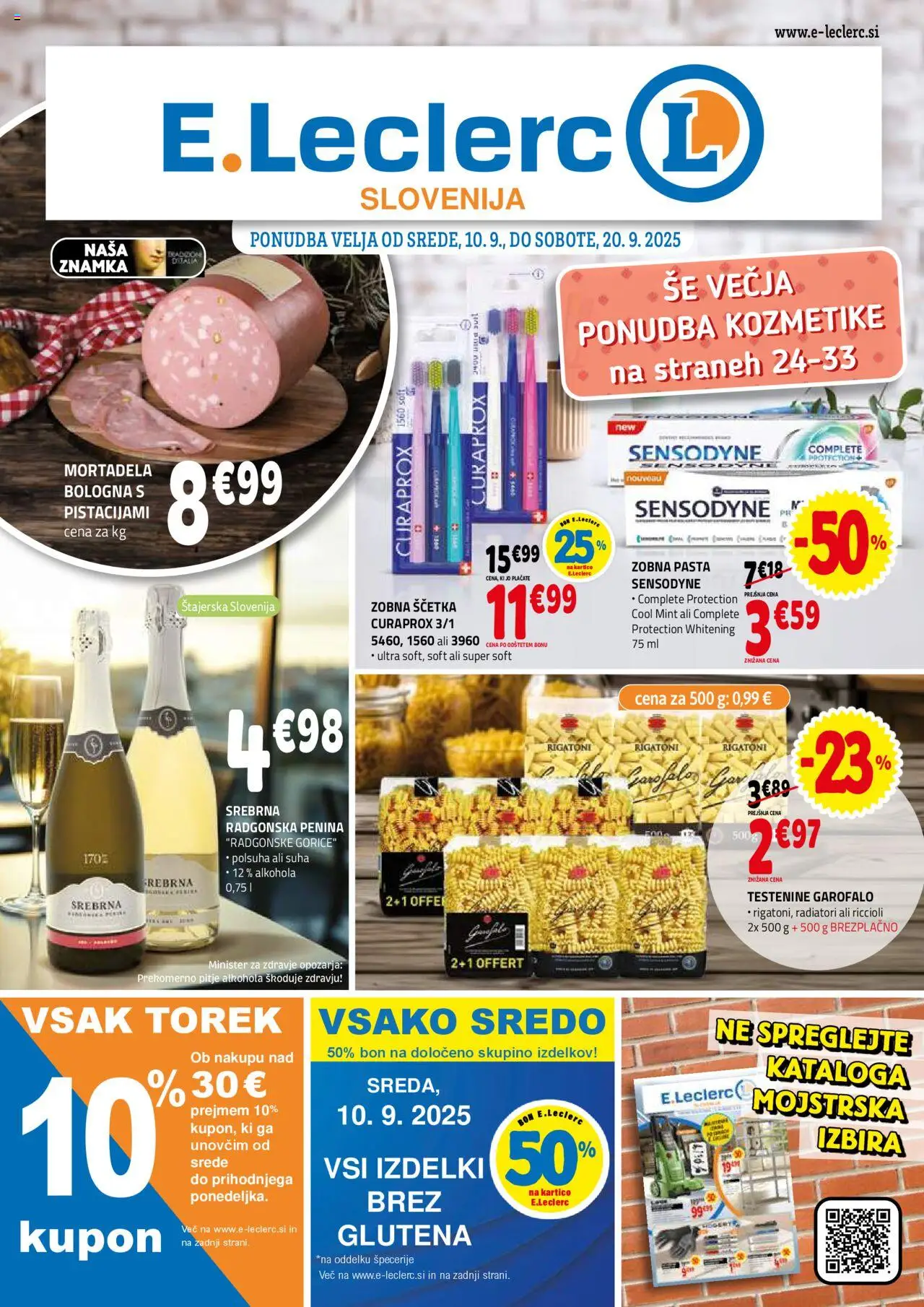 E.leclerc Katalog od 10.09.2025 - aktualna ponudba - stran 1