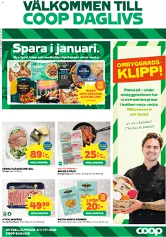 Förhandsgranska reklamblad Aktuella reklamblad Coop Daglivs från butik Coop Daglivs gäller från 05/01/2026