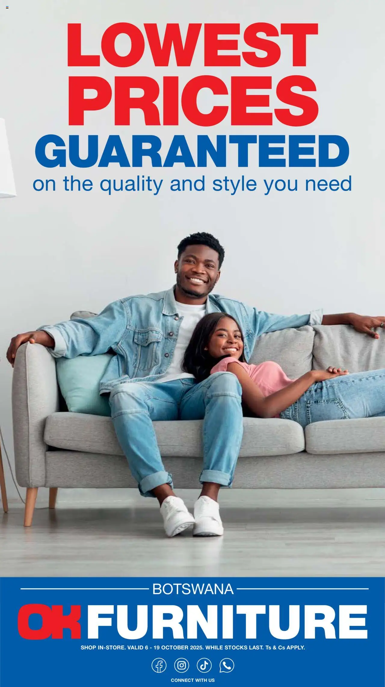 OK Furniture Catalogue Botswana from 06/10 - 19/10/2025 > Promotions