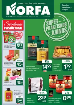 NORFA parduotuvės leidinio Leidinys - Super praktiškos kainos galiojančio nuo 2025.11.27 peržiūra