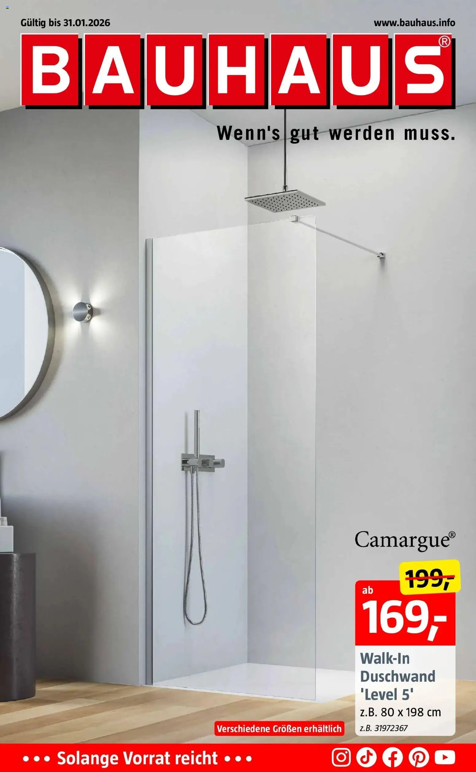 Vorschau von dem Prospekt des Geschäftes Bauhaus, gültig ab dem 02.01.2026