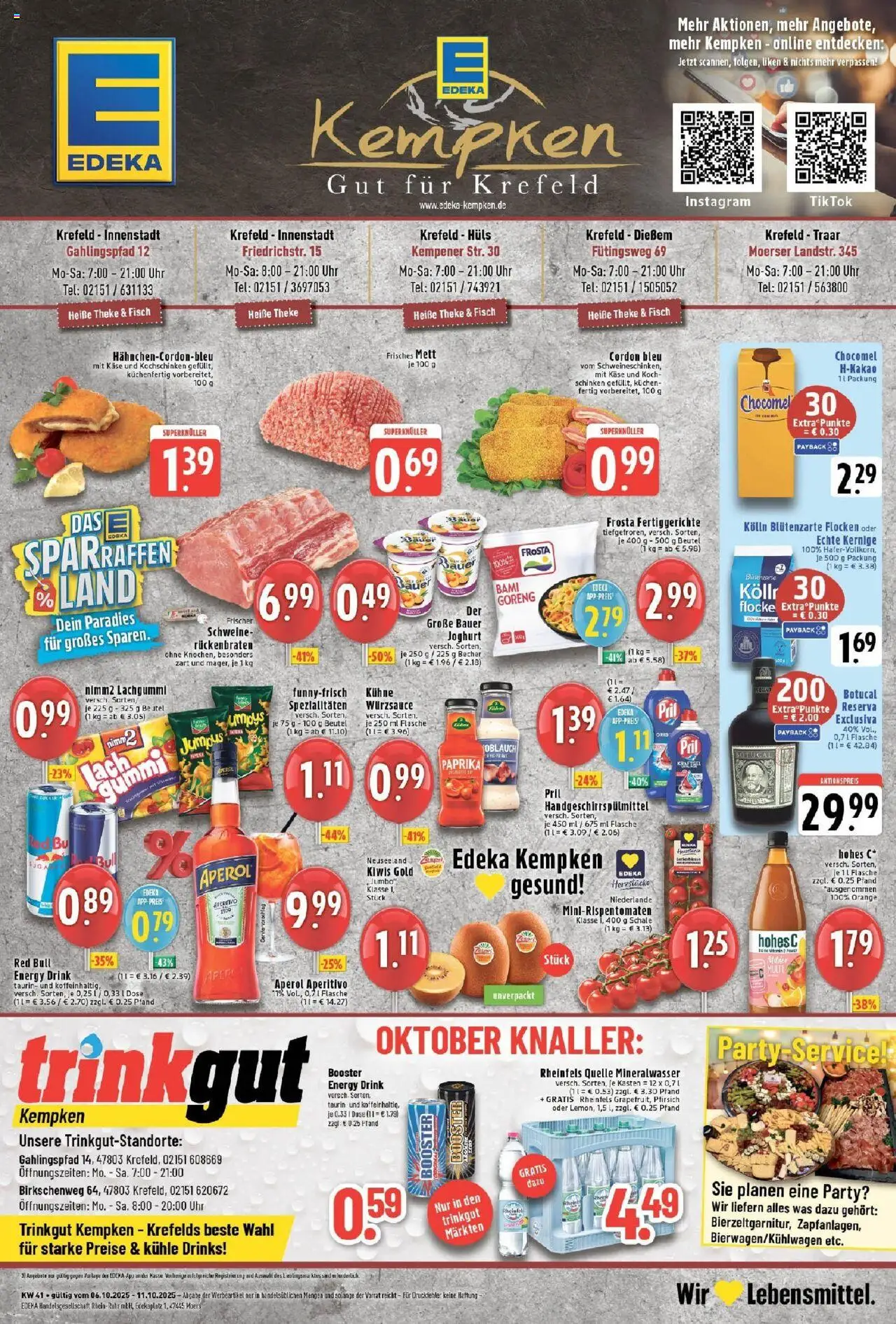 EDEKA Prospekt ab 06.10.2025 - Prospekt Krefeld - Traar Online