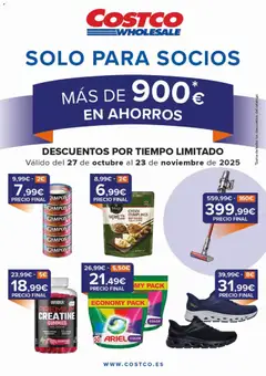 Vista previa del folleto de la tienda Costco válido desde el 27/10/2025 