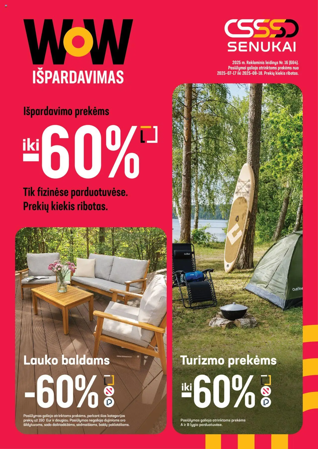 Senukai leidinys galioja nuo 2025.07.17 – puslapio numeris 1
