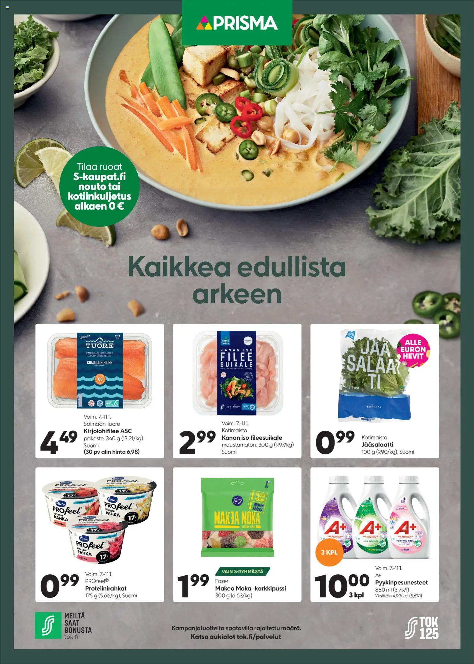 Kaupan Prisma Tarjoukset esikatselu, voimassa 07/01/2026