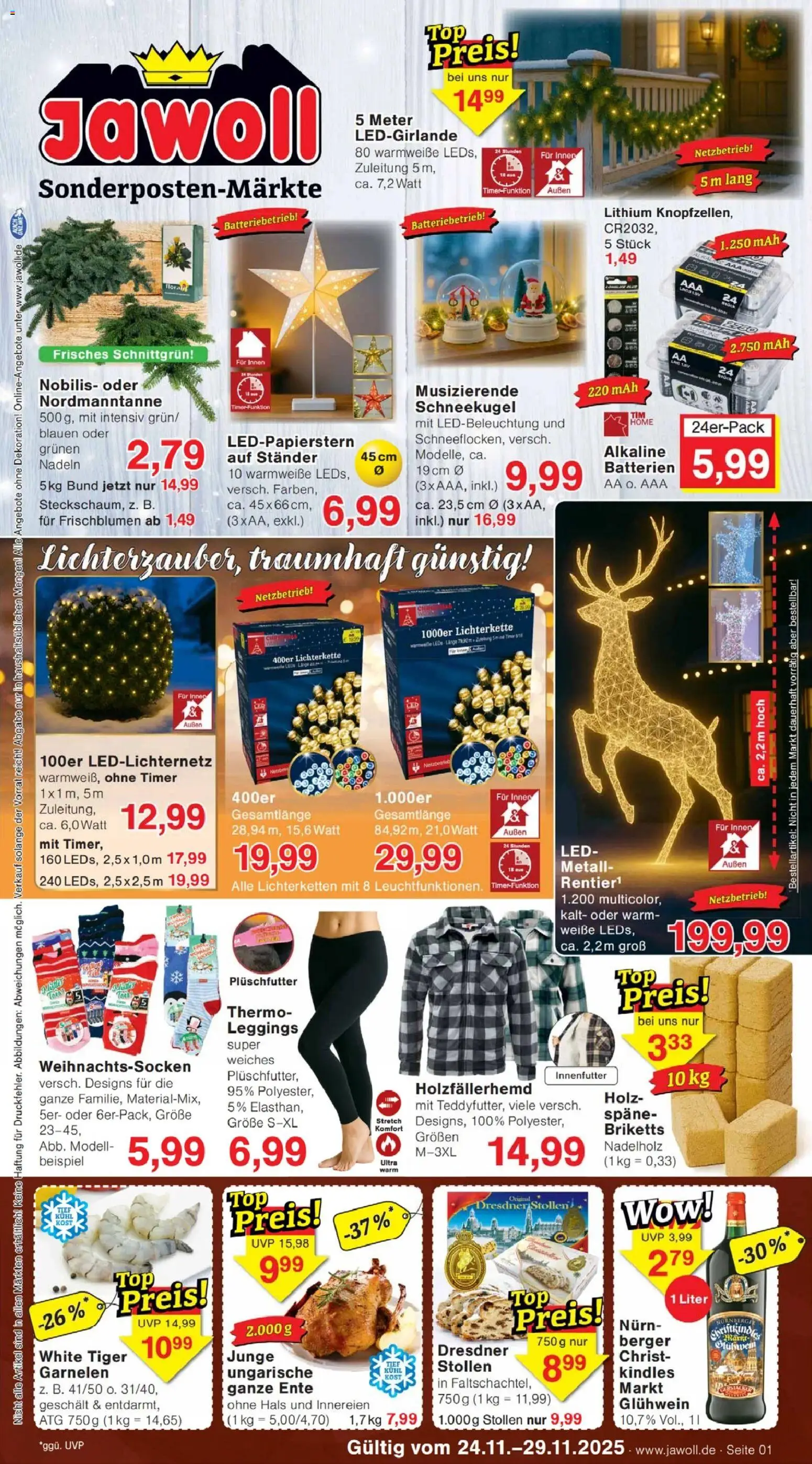 Vorschau von dem Prospekt des Geschäftes Jawoll, gültig ab dem 24.11.2025