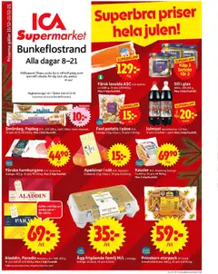 Förhandsgranska reklamblad Bunkeflostrand från butik ICA Supermarket gäller från 15/12/2025
