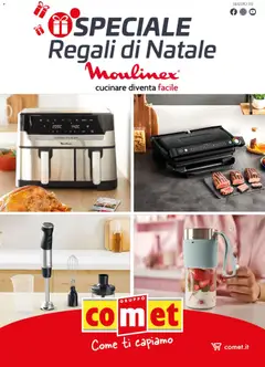 Anteprima dell'opuscolo Volantino Moulinex Regali di Natale dal negozio Comet valido da 03/12/2025
