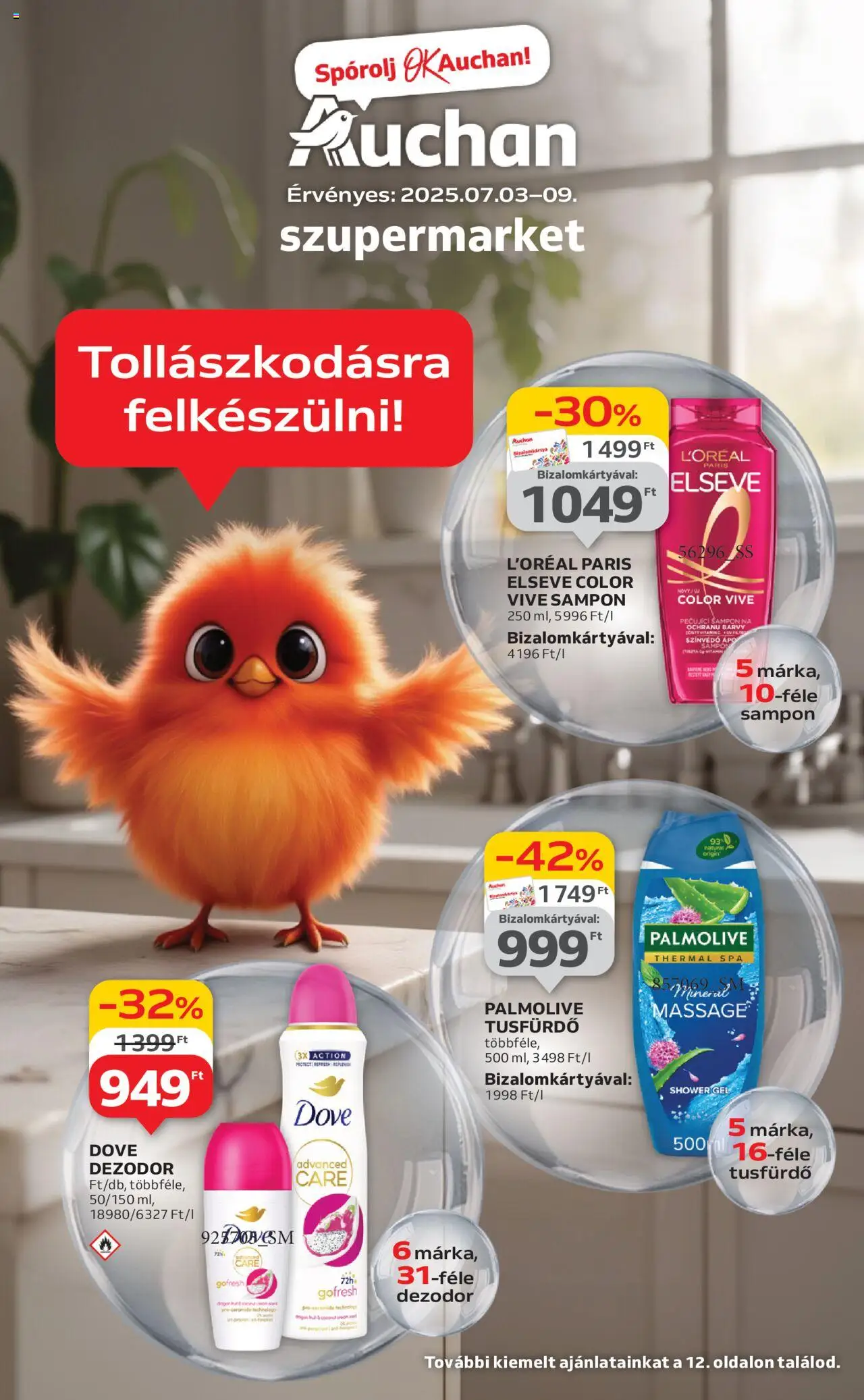 Auchan aktuális szórólap, érvényes 2025.07.03.-től - 1 oldal