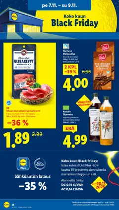 Kaupan Lidl Black Friday esikatselu, voimassa 06/11/2025 | Sivu: 34