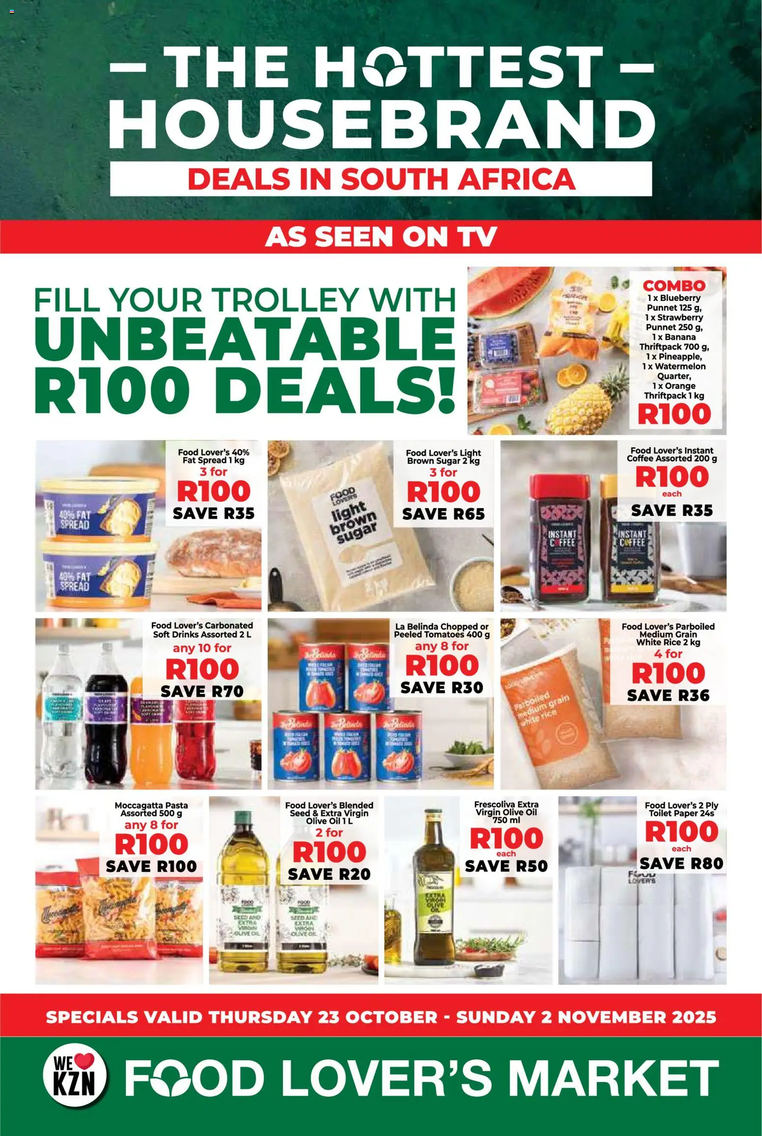 Food Lover's Market KwaZulu-Natal - House Brand from 23/10 - 02/11/2025 > Promotions