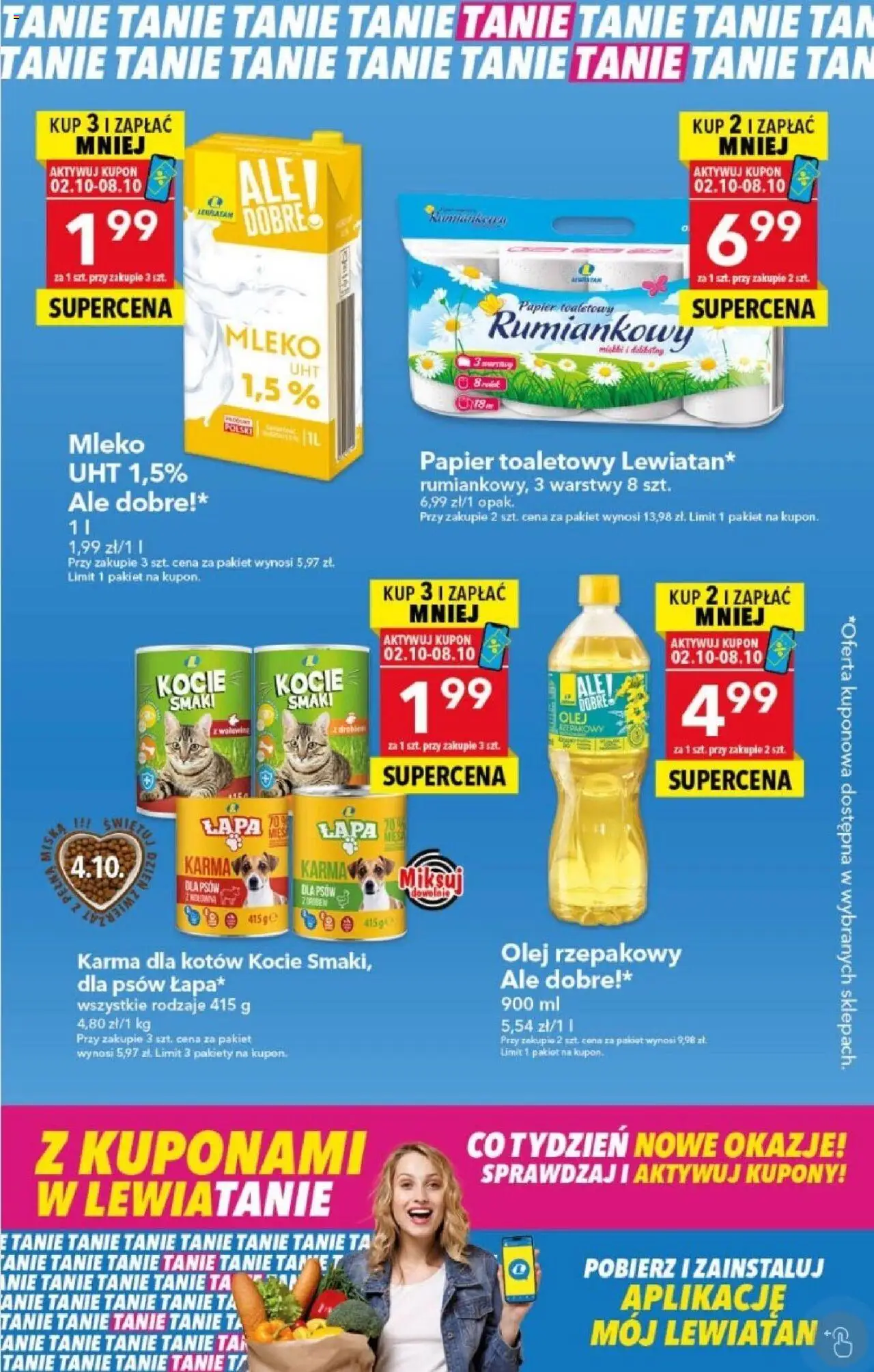 Lewiatan gazetka od 02.10.2025 - Promocje "Z Kuponami w Lewiatanie" - Numer strony 1