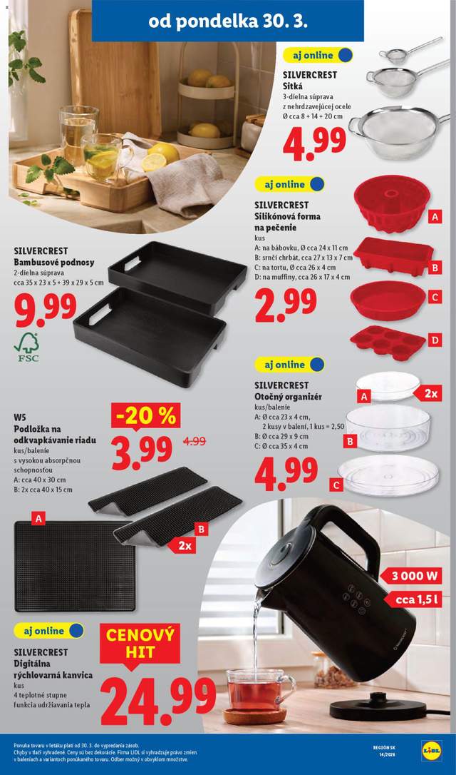 Nový Lidl leták od 30.03.
