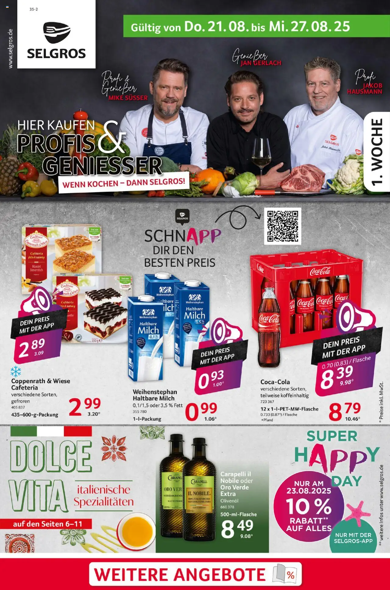 Selgros Prospekt (vom 21.08.2025 - 27.08.2025)