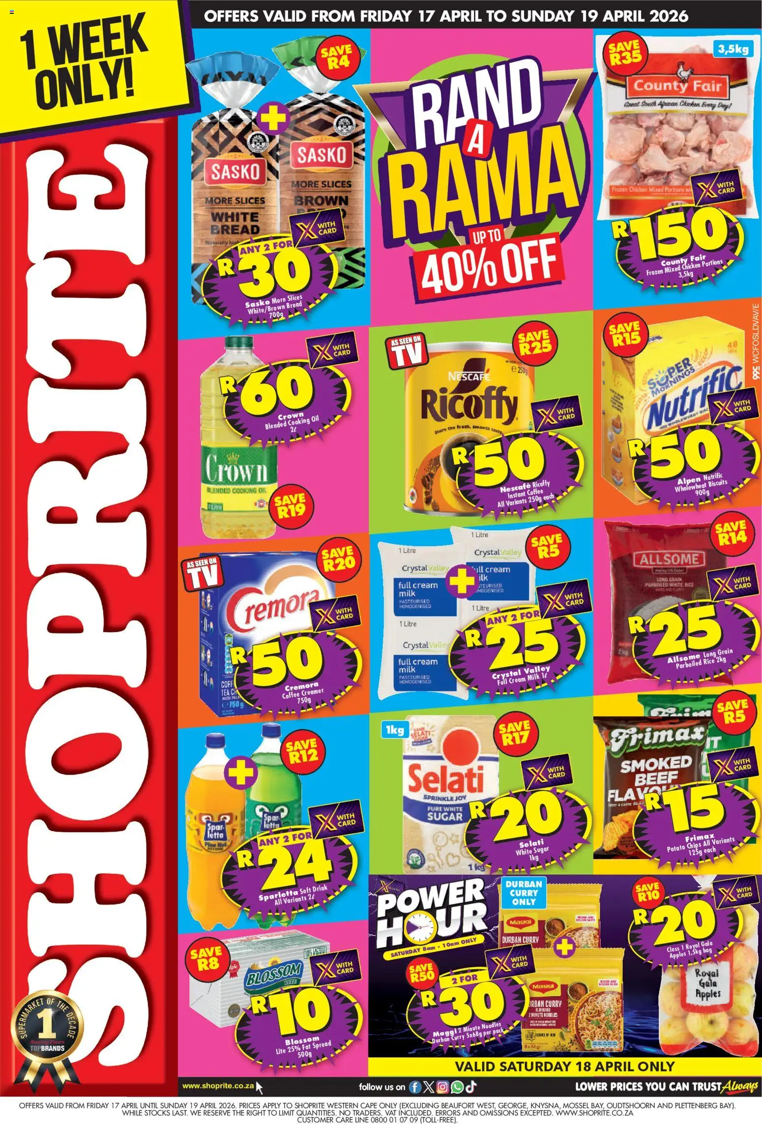 Preview of Shoprite flyer valid from 17/04/2026