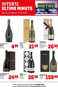 Anteprima dell'opuscolo Volantino Offerte ultimo minuto Dry dal negozio Metro valido da 18/12/2025