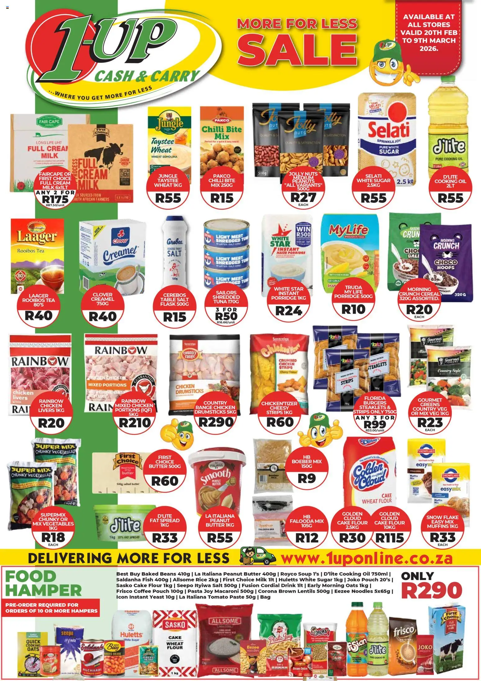 Preview of 1UP Cash & Carry flyer valid from 20/02/2026