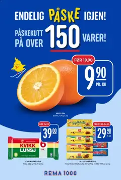 Forhåndsvis Rema 1000 kundeavis fra butikk Rema 1000 gyldig fra 30/03/2026