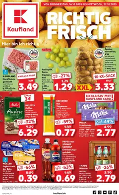 Vorschau von dem Prospekt des Geschäftes Kaufland, gültig ab dem 15.10.2025