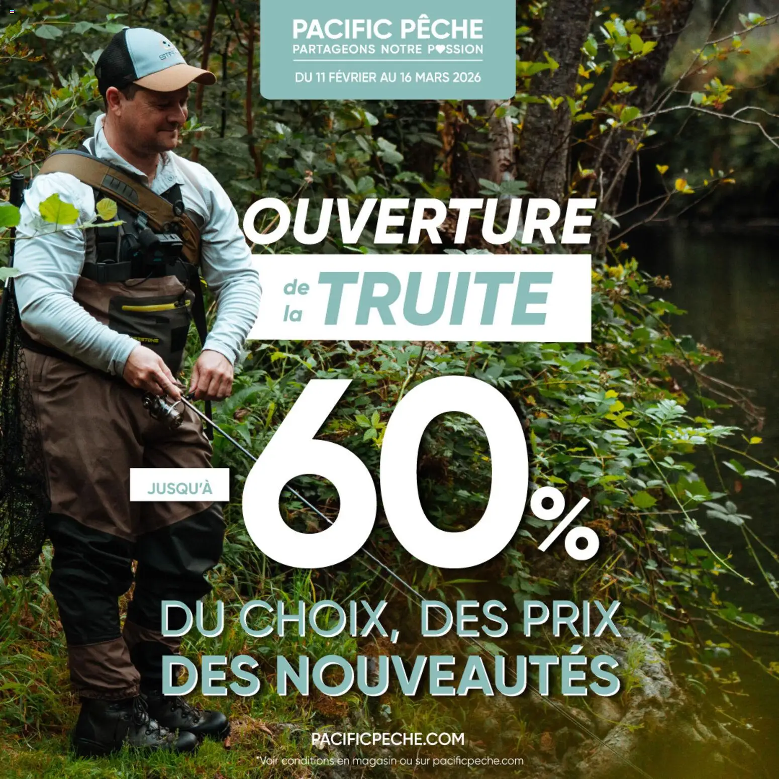 Prévisualisation de Catalogue du magasin Pacific Pêche formulaire valide 11/02/2026 - Pêche, Truite