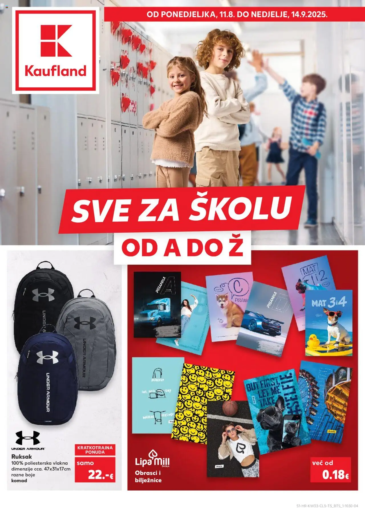 Kaufland HR aktuális szórólap, érvényes 2025.08.11.-től - 1 oldal