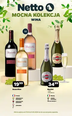 Pogląd gazetki "Netto gazetka - Wina" ze sklepu Netto ważnej od 27.04.2026