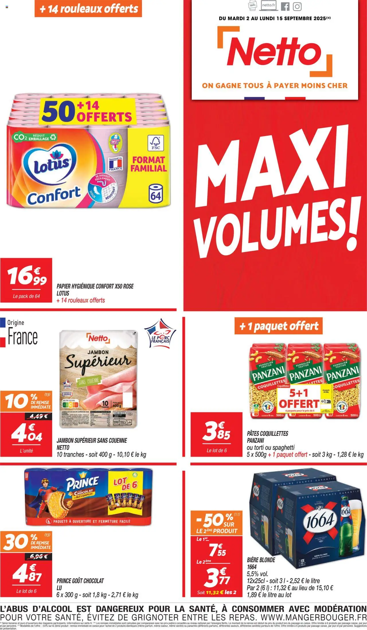 Catalogue de la boutique Netto valable du 02/09/2025 - Page numéro 1