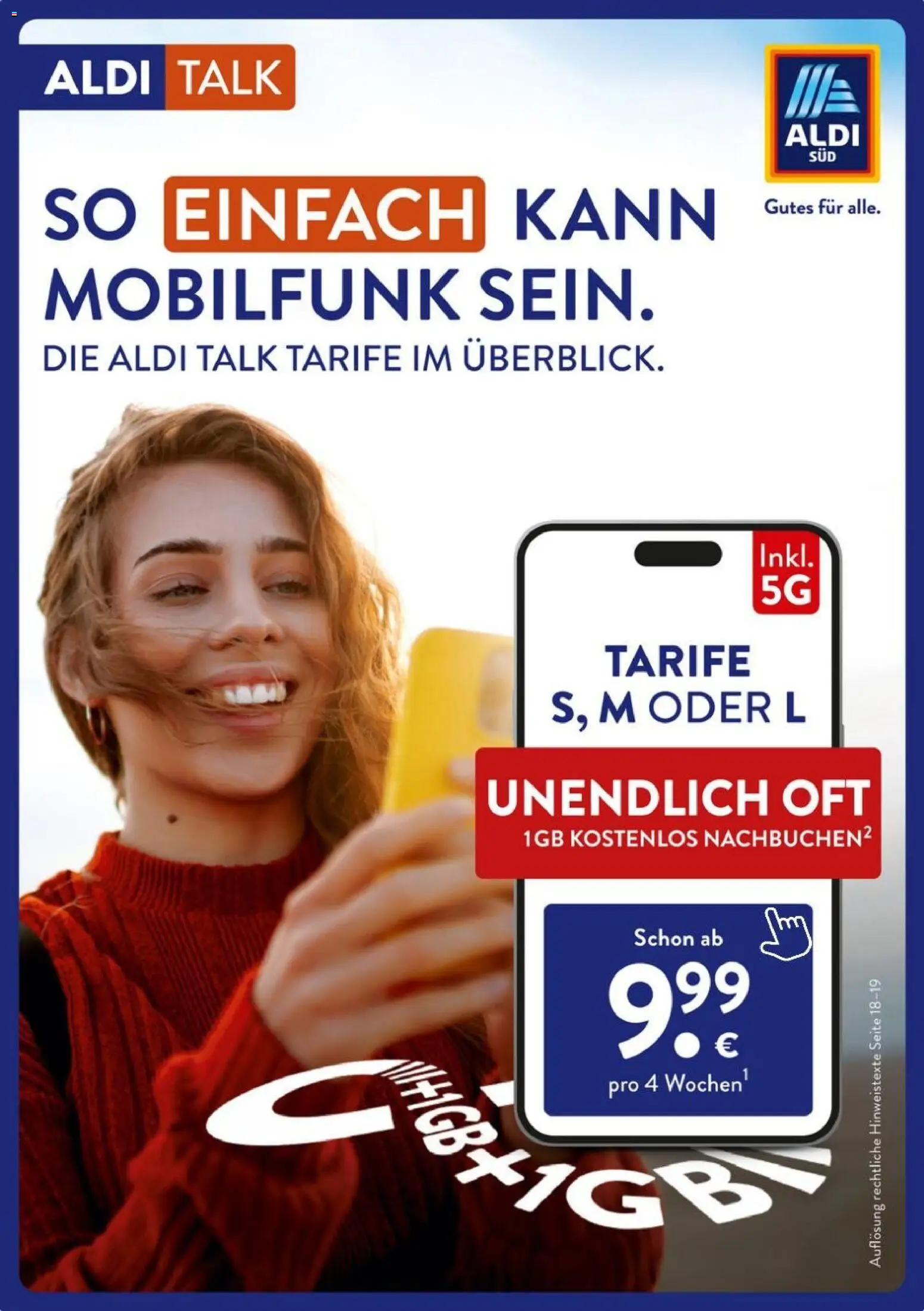 Vorschau von dem Prospekt des Geschäftes Aldi Süd, gültig ab dem 07.11.2025