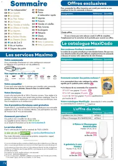 Prévisualisation de Catalogue du magasin Maximo formulaire valide 21/11/2025 | Page: 74
