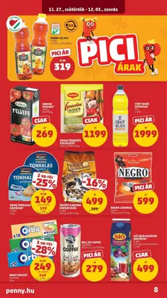PENNY - Akciós újság PENNY megtekintése, amely érvényes 2025.11.27.-től | Oldal: 8