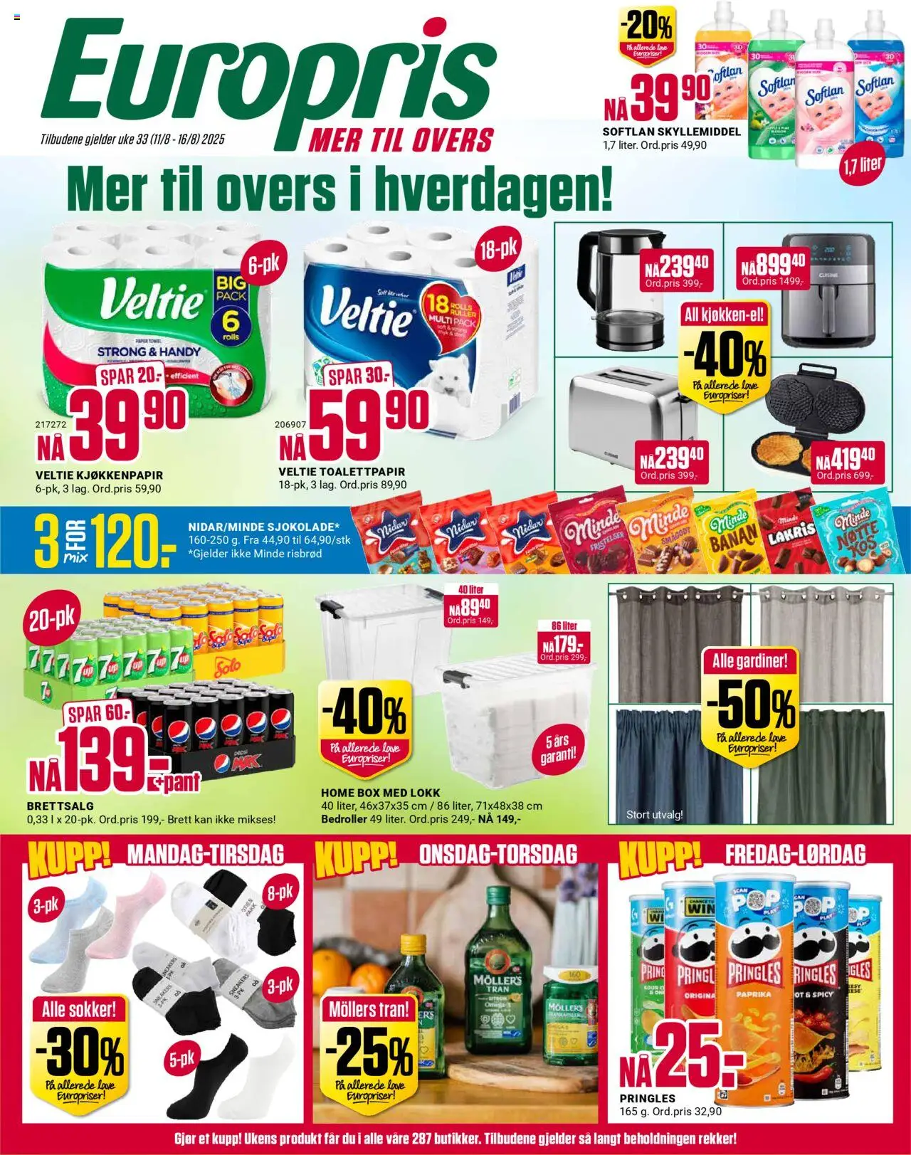 Kundeavis Europris gyldig fra 11/08/2025 - Sidenummer 1