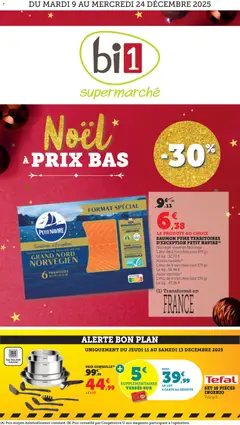 Prévisualisation de Catalogue Noël à prix bas du magasin bi1 formulaire valide 09/12/2025