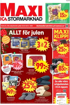 Förhandsgranska reklamblad Nacka från butik ICA Maxi gäller från 15/12/2025