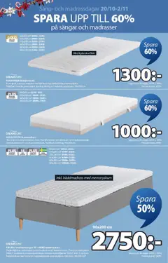 Förhandsgranska reklamblad Aktuella reklamblad JYSK från butik JYSK gäller från 20/10/2025 | Sida : 2