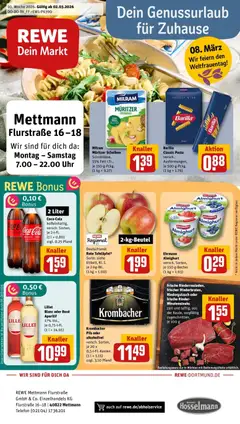 Vorschau von dem Prospekt des Geschäftes Rewe, gültig ab dem 02.03.2026