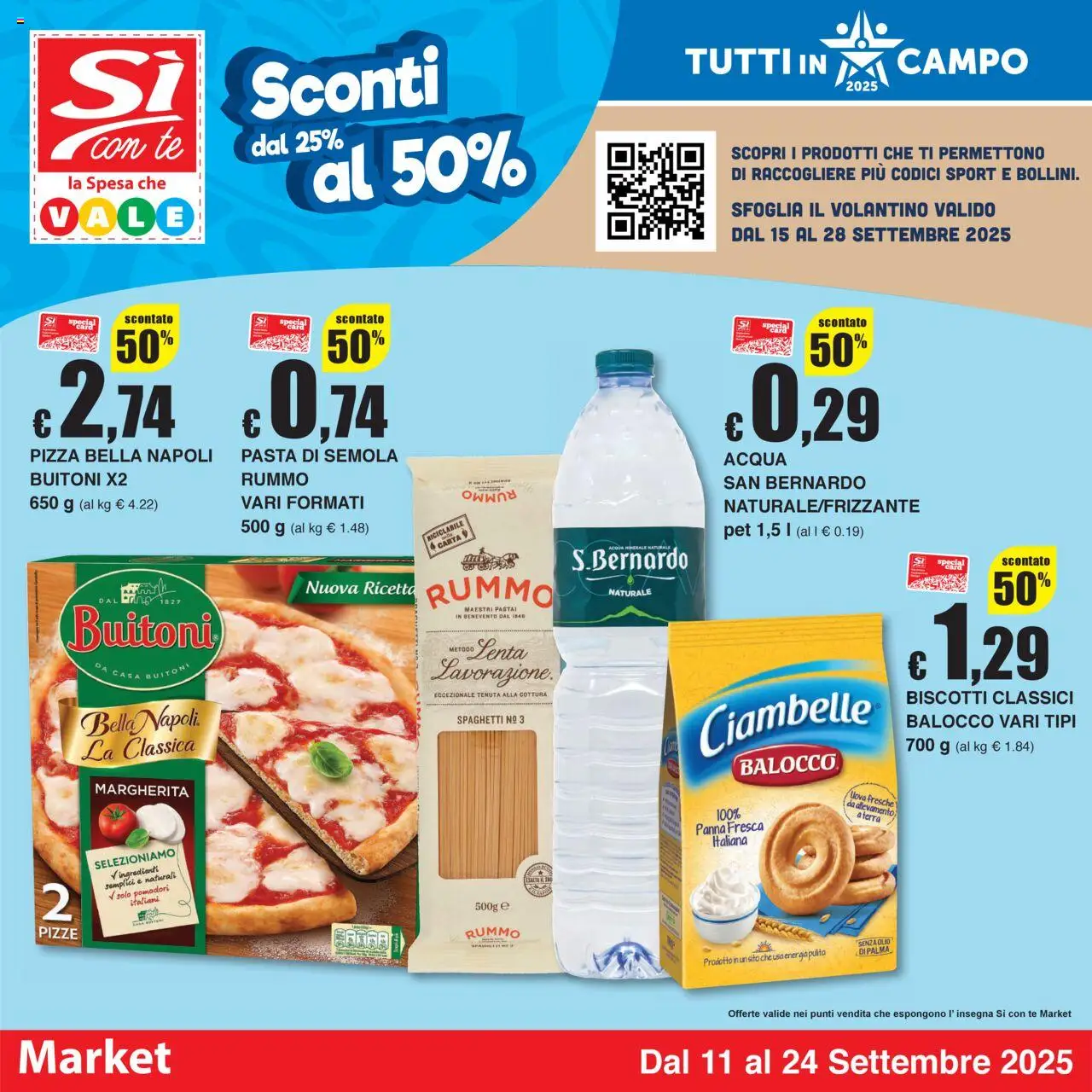 Volantino Sì con Te valido da 11/09/2025 numero di pagina 1