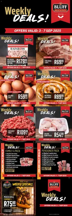 Preview of Bluff Meat Supply flyer valid from 03/09/2025