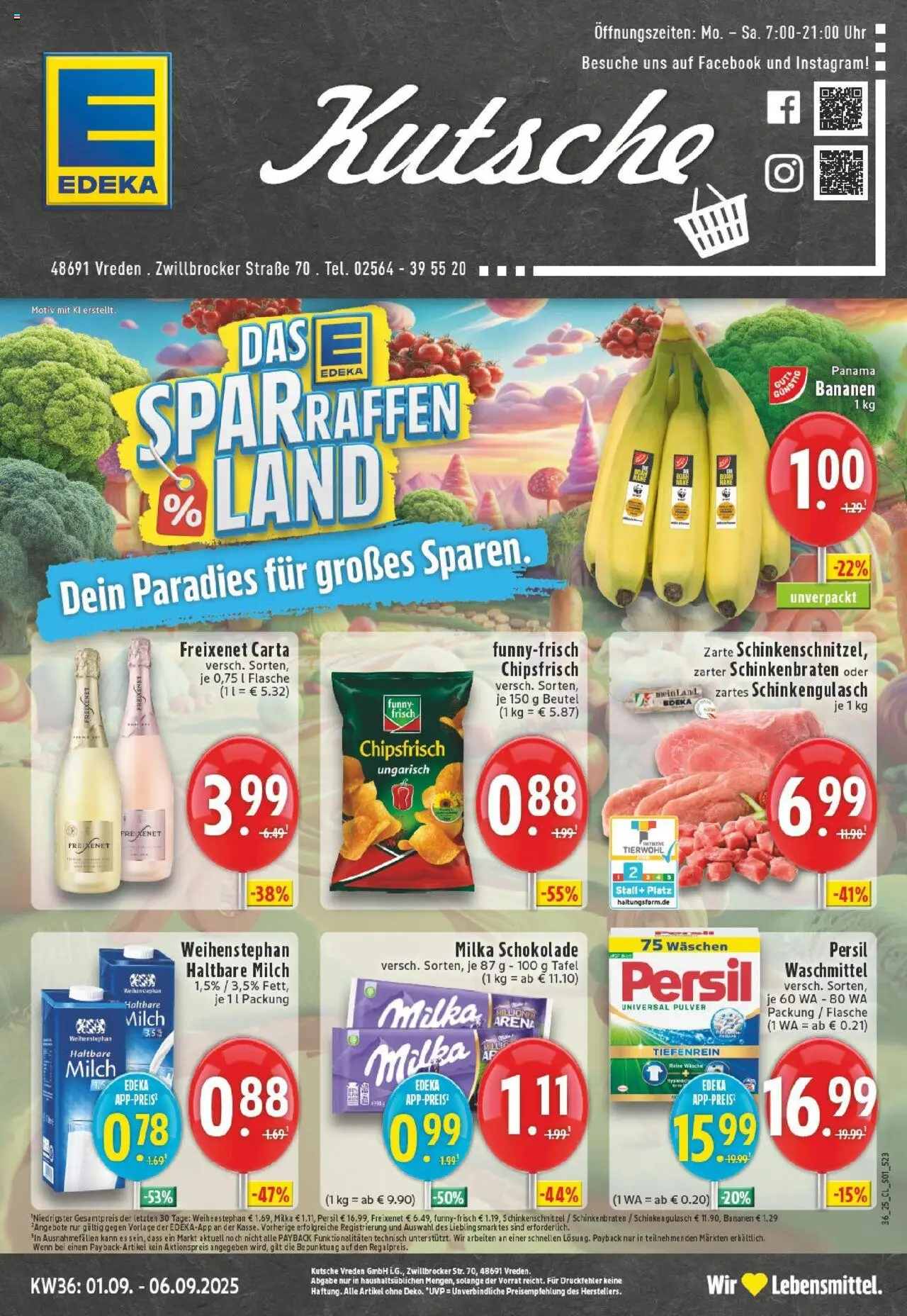 EDEKA Prospekt ab 01.09.2025 - Prospekt Vreden Online