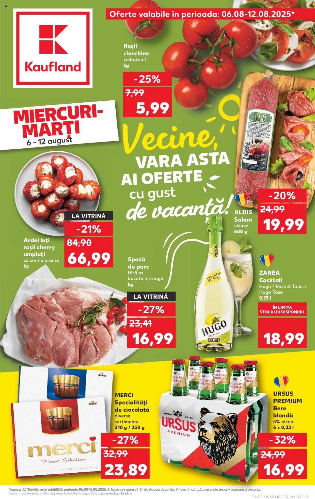Kaufland RO aktuális szórólap, érvényes 2025.08.06.-től - 1 oldal