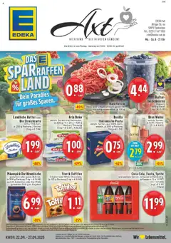 Vorschau von dem Prospekt des Geschäftes Edeka, gültig ab dem 21.09.2025