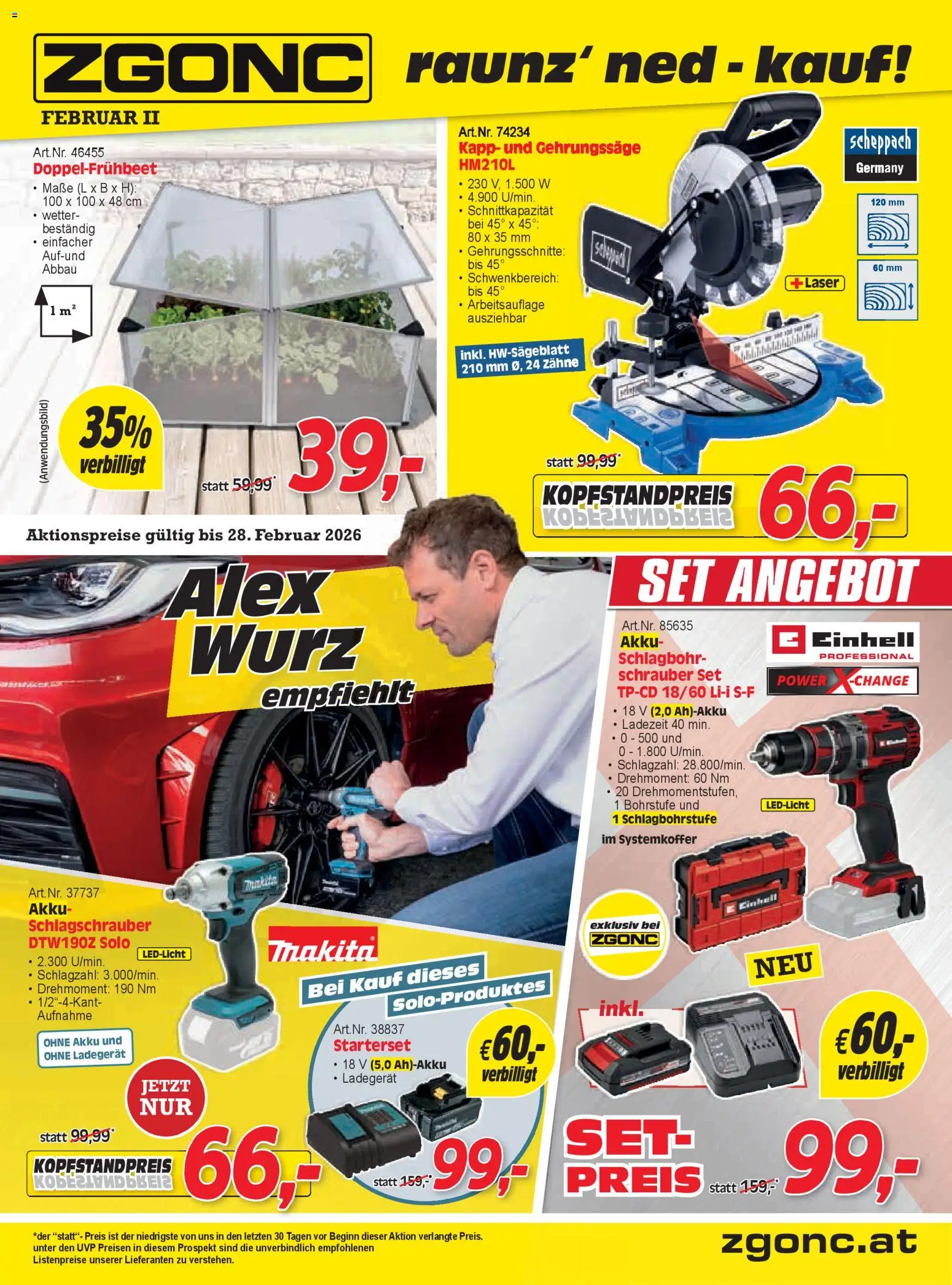 Vorschau der Angebote: Zgonc Flugblatt Februar II 2026 gültig ab 12.02.2026
